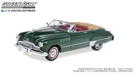 Buick  - Roadmaster Convertible 1949 green metallic - 1:43 - GreenLight - 86350 - gl86350 | Toms Modelautos