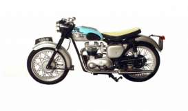 Triumph  - Bonneville 1959 blue/silver - 1:18 - Norev - 182040 - nor182040 | Tom's Modelauto's