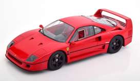 Ferrari  - F40 1990 red - 1:18 - KK - Scale - 180811 - kkdc180811 | Tom's Modelauto's