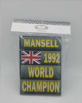 Figures diorama - Nigel Mansell World Champion S 1992  - 1:18 - Cartrix - CTLE18009 - CTLE18009 | Tom's Modelauto's