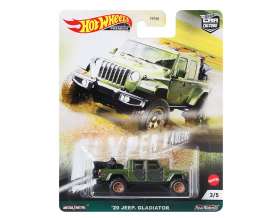 Jeep  - Gladiator dark green - 1:64 - Hotwheels - GRJ86 - hwmvGRJ86 | Toms Modelautos