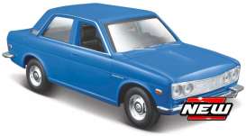 Datsun  - 510 1971 blue - 1:24 - Maisto - 31518B - mai31518B | Toms Modelautos