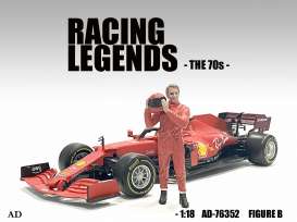 Figures  - Racing Legends 70's  - 1:18 - American Diorama - 76352 - AD76352 | Toms Modelautos