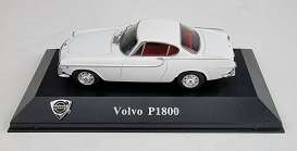 Volvo  - P1800 1964 white - 1:43 - Magazine Models - magvol8506003 | Toms Modelautos