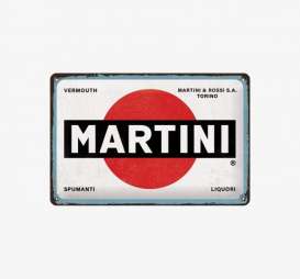Tac Signs 3D  - Martini red/white/black - Tac Signs - NA22346 - tacM3D22346 | Tom's Modelauto's