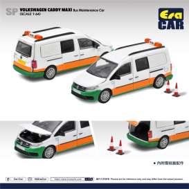 Volkswagen  - Caddy Maxi white/green/orange - 1:64 - Era - VW21CAM71 - EraVW21CAM71 | Toms Modelautos