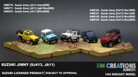Suzuki  - Jimny SJ413 blue - 1:64 - BM Creations - 64B0169 - BM64B0169lhd | Toms Modelautos