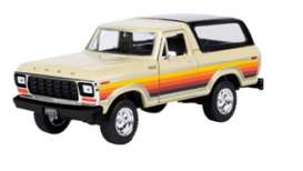 Ford  - Bronco (Hard Top) 1978 beige - 1:24 - Motor Max - 79373PTM - mmax79373bg | Toms Modelautos