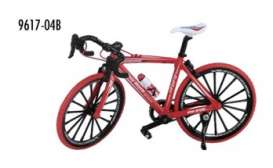 Bicycles - Mountain Bikes  - 2022 red/black - 1:10 - Golden Wheel - 9617-04B - GW9617-04B-red | Toms Modelautos