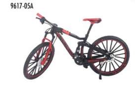 Bicycles - Mountain Bikes  - 2022 red/black - 1:10 - Golden Wheel - 9617-05A - GW9617-05A-red | Toms Modelautos