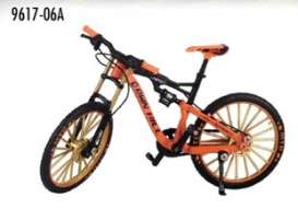 Bicycles - Mountain Bikes  - 2022 orange/black - 1:10 - Golden Wheel - 9617-06A - GW9617-06A-orange | Toms Modelautos