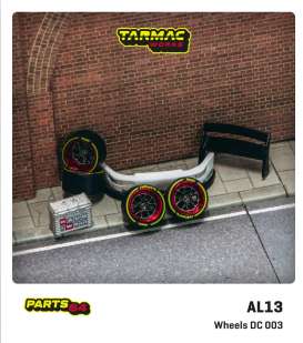 Rims &amp; tires Accessoires - 2020 red/black - 1:64 - Tarmac - T64W-005RDBK - TC-T64W005RDBK | Toms Modelautos