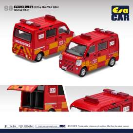 Suzuki  - Every van 2020 red - 1:64 - Era - SU21EVE90 - EraSU21EVE90 | Toms Modelautos