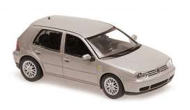 Volkswagen  - Golf IV  1999 grey metallic - 1:43 - Maxichamps - 940056060 - mc940056060 | Toms Modelautos