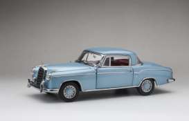 Mercedes Benz  - 220SE coupe 1958 light blue metallic - 1:18 - SunStar - 3592 - sun3592 | Toms Modelautos