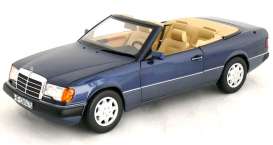 Mercedes Benz  - 300 CE-24 Cabriolet 1990 nauticul blue - 1:18 - Norev - 183879 - nor183879 | Toms Modelautos