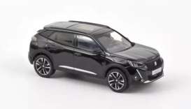 Peugeot  - 2008 GT 2020 black - 1:43 - Norev - 472865 - nor472865 | Toms Modelautos