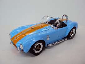 Shelby Cobra - 1966 light blue/orange - 1:18 - Shelby Collectibles - shelby129 | Toms Modelautos