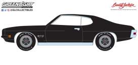 Pontiac  - GTO 1971 black - 1:64 - GreenLight - 37300F - gl37300F | Toms Modelautos