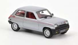 Renault  - 5 Alpine 1980 silver - 1:43 - Norev - 510533 - nor510533 | Toms Modelautos