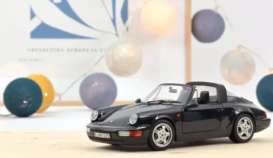 Porsche  - 911 Carrera 4 Targa 1991 dark blue - 1:18 - Norev - 187340 - nor187340 | Toms Modelautos