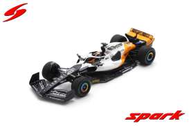 McLaren  - MCL60 2023 orange/black - 1:43 - Spark - s8584 - spas8584 | Tom's Modelauto's
