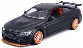 BMW  - M4 GTS matt black - 1:24 - Maisto - 31246M - mai31246bk | Tom's Modelauto's