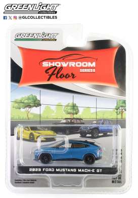 Ford  - Mustang 2023 blue - 1:64 - GreenLight - 68050F - gl68050F | Toms Modelautos