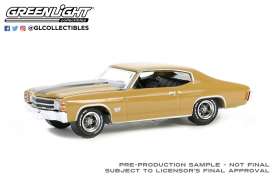 Chevrolet  - Chevelle SS 454 1971 gold - 1:64 - GreenLight - 13350C - gl13350C | Toms Modelautos