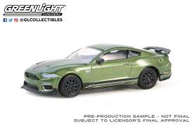 Ford  - Mustang Mach 1 2022 green - 1:64 - GreenLight - 13350F - gl13350F | Toms Modelautos