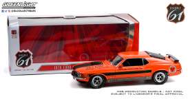 Ford  - Mustang Mach 1 1970 orange/black - 1:18 - Highway 61 - hwy18033 - hwy18033 | Toms Modelautos