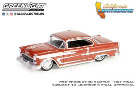 Chevrolet  - Bel Air 1955 red - 1:64 - GreenLight - 63050B - gl63060B | Toms Modelautos