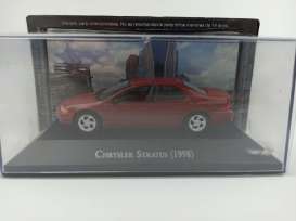 Chrysler  - Stratus 1998 red - 1:43 - Magazine Models - Stratus - magMexStratus | Toms Modelautos