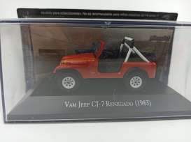 Jeep  - CJ-7 Renegado 1983 red - 1:43 - Magazine Models - CJ7 - magMexCJ7 | Toms Modelautos