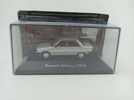 Renault  - Alliance 1984 silver - 1:43 - Magazine Models - Alliance - magMexAlliance | Toms Modelautos