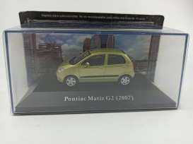 Pontiac  - Matiz G2 2007 mustard yellow metallic - 1:43 - Magazine Models - Pontiac - magMexPontiac | Toms Modelautos