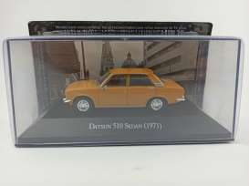 Datsun  - 510 Sedan 1971 orange - 1:43 - Magazine Models - 510Sedan - magMex510Sedan | Toms Modelautos