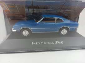 Ford  - Maverick 1974 blue - 1:43 - Magazine Models - Maverick - magMexMaverick | Toms Modelautos