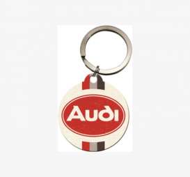 Audi  - Audi Logo Key Ring 4cm red/white - Tac Signs - NA48039 - Key48039 | Tom's Modelauto's