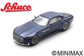 Mercedes Benz  - Mayback Vision 6 blue - 1:43 - Schuco - 09321 - schuco09321 | Tom's Modelauto's