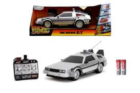 Back to the Future  - Time Machine silver - 1:16 - Jada Toys - 253256004 - jada253256004 | Toms Modelautos