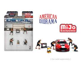 Figures  - black/orange - 1:64 - American Diorama - 2401MJ - AD2401MJ | Toms Modelautos