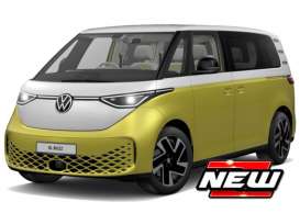 Volkswagen  - ID BUZZ white/yellow-green - 1:24 - Maisto - 32914 - mai32914 | Toms Modelautos