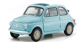 Fiat  - Nuova 500 blue - 1:18 - Kyosho - Kyo8966LB - kyo8966LB | Toms Modelautos