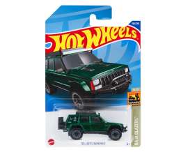 Jeep  - Cherokee 1995 green - 1:64 - Hotwheels - HHF32 - hwmvHHF32 | Toms Modelautos