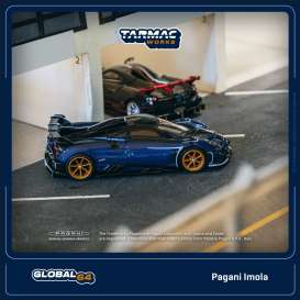 Pagani  - Imola blue - 1:64 - Tarmac - T64G-TL046-BL - TC-T64GTL046BL | Toms Modelautos