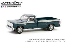 Dodge  - Ram W250 1982 green - 1:64 - GreenLight - 48090B - gl48090B | Toms Modelautos