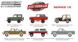 Assortment/ Mix  - All Terrain Series 16 various - 1:64 - GreenLight - 35290 - gl35290 | Toms Modelautos