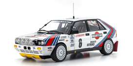 Lancia  - Delta HF 4WD 1987 white/red/blue - 1:18 - Kyosho - 08960A0 - kyo8960A0 | Toms Modelautos