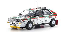 Lancia  - Delta HF 4WD 1987 white/red/green - 1:18 - Kyosho - 08960C0 - kyo8960C0 | Toms Modelautos